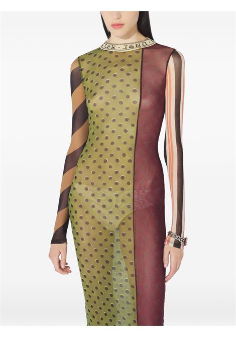 patchwork long dfess woman multicolor JEAN PAUL GAULTIER | 26/01-W-DR115-M015P90